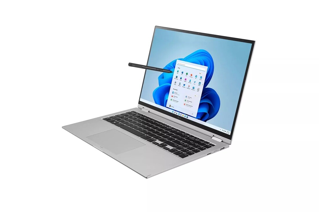 LG gram 16” 2in1 Lightweight Laptop, Intel® 12th Gen Core® i7 Evo™ Platform, Windows 11 Home, 16GB RAM, 2TB SSD, Silver