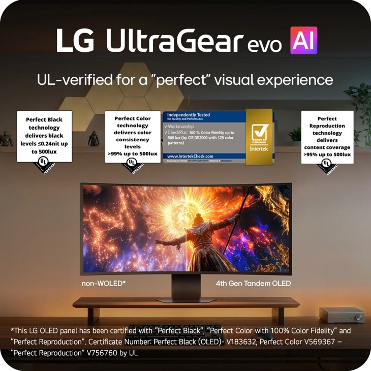 39 Inch UltraGear OLED evo Gaming Monitor - 39GX950B-B | LG USA