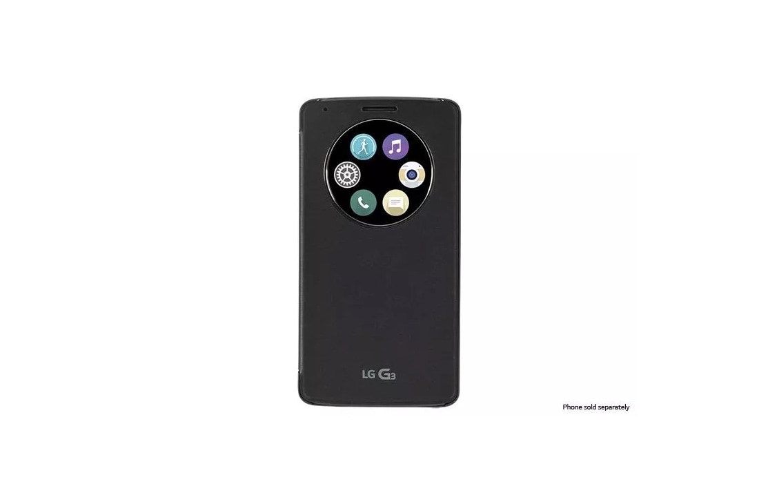 LG Quick Circle™ Wireless Charging Folio Case (POWERMAT compliant) for LG G3™ (AT&T)
