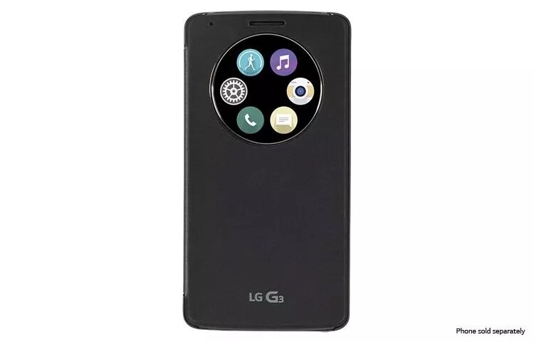 LG Quick Circle™ Wireless Charging Folio Case (POWERMAT compliant) for LG G3™ (AT&T)