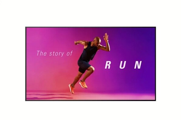 110” UM5J-B large screen digital signage front view
