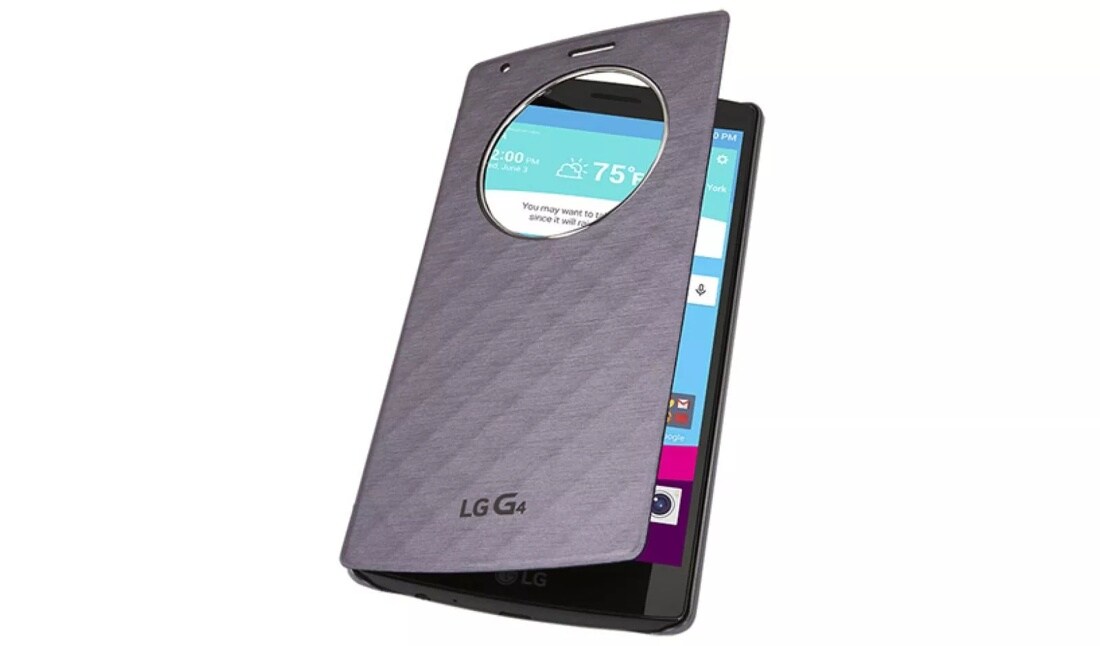LG Quick Circle™ Wireless Charging Folio Case (POWERMAT compliant) for LG G4™ (AT&T)