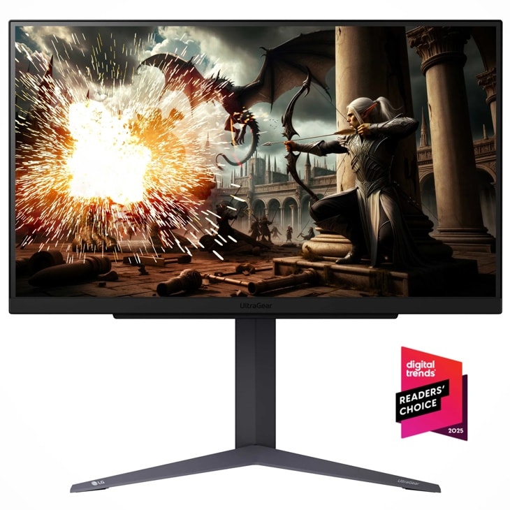 LG UltraGear™ 27 inch 200Hz QHD Gaming Monitor - 27GS75Q-B