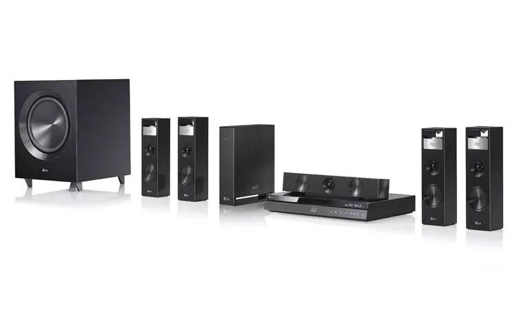 3D-Capable Blu-ray Disc™ Home Theater System with Smart TV and Wireless Speakers