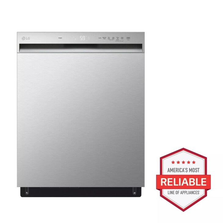 LG LDFN343LS: Front Control Dishwasher with QuadWash™ LG USA