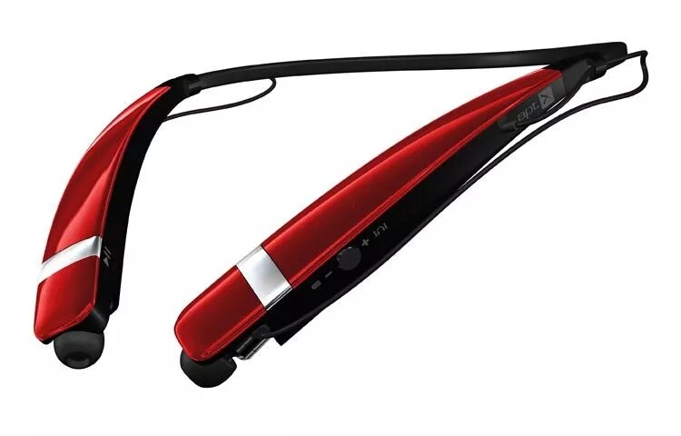 LG HBS 760 LG TONE PRO. Bluetooth Headset in Red LG USA