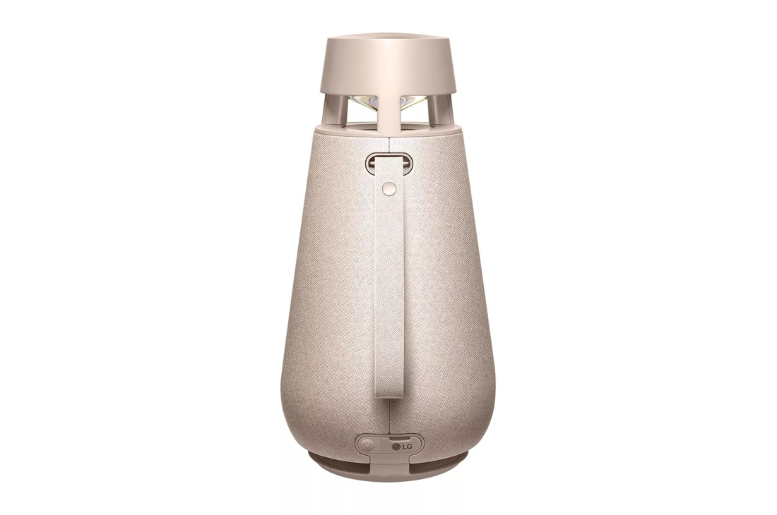 LG XBOOM 360 Bluetooth Speaker with Omnidirectional Sound, Beige