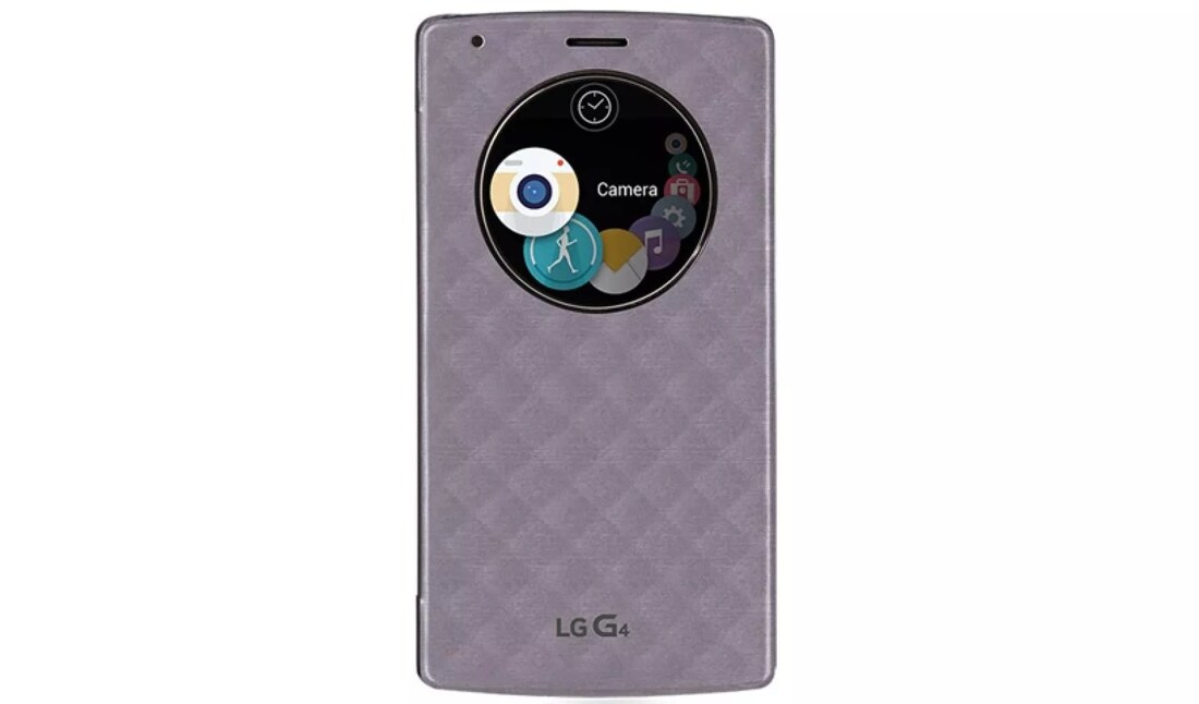 LG Quick Circle Wireless Charging Folio Case Qi compliant for LG G4 Verizon