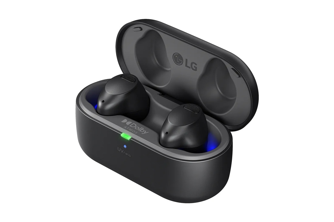 LG TONE Free ® T90S Dolby Atmos® True Wireless Bluetooth Earbuds, Black