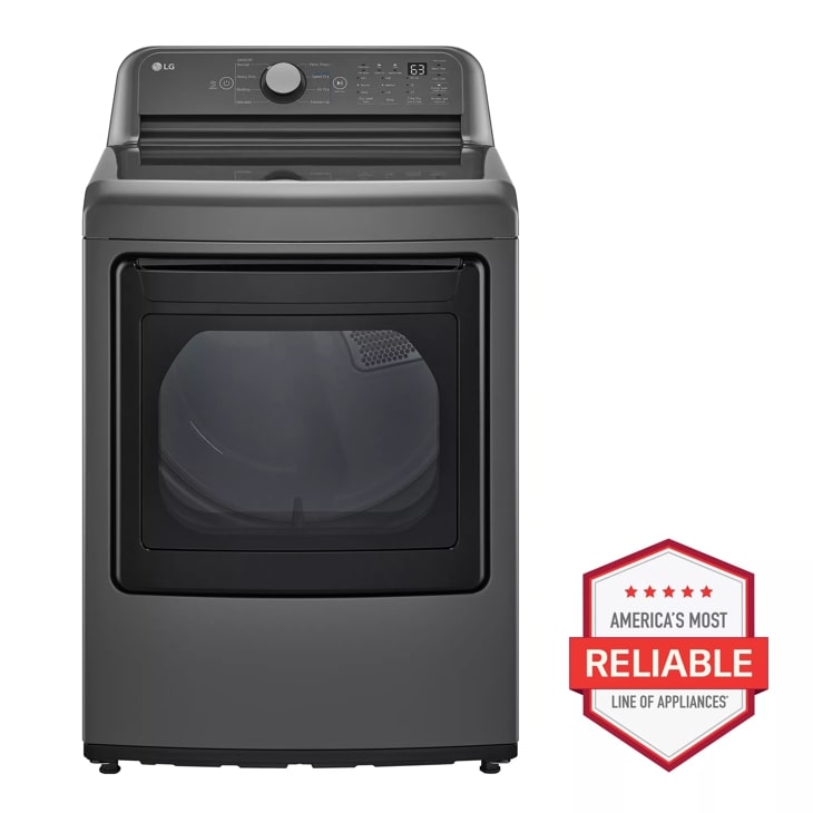 LG DLG7151M: 7.3 Cu. ft. Ultra Large Capacity Rear Control GAS Energy Star Dryer with Sensor Dry