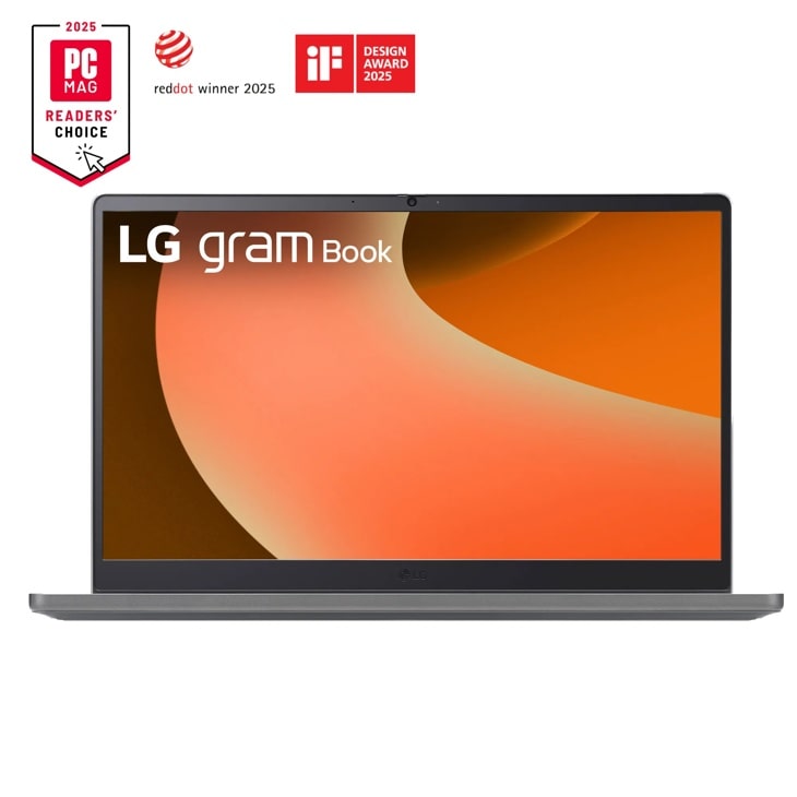 PC
MAG
READERS'
CHOICE
reddot winner 2025
DESIGN
AWARD
2025
LG gram Book