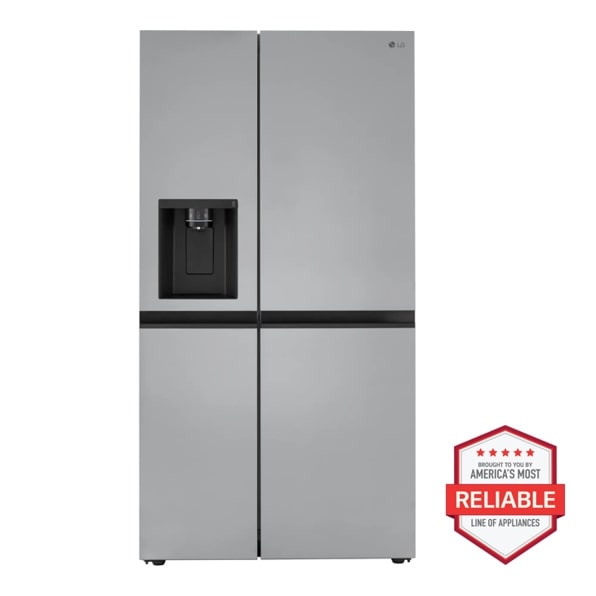 27 cu. ft. Side-by-Side Refrigerator with Smooth Touch Ice Dispenser