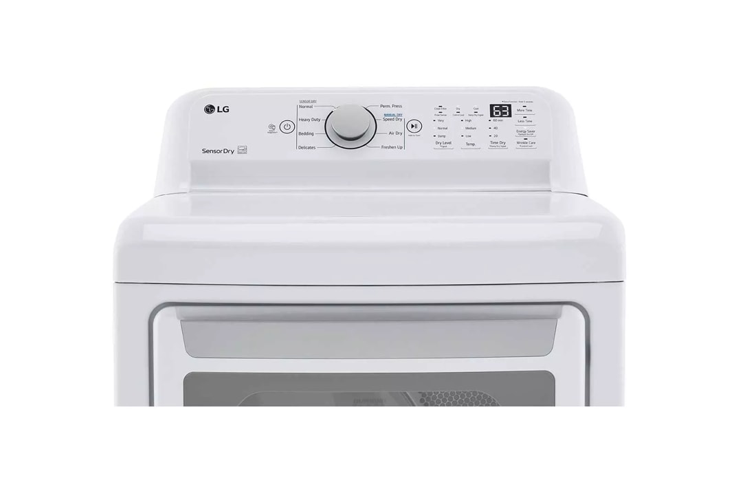 LG DLG7151M: 7.3 Cu. ft. Ultra Large Capacity Rear Control GAS Energy Star Dryer with Sensor Dry