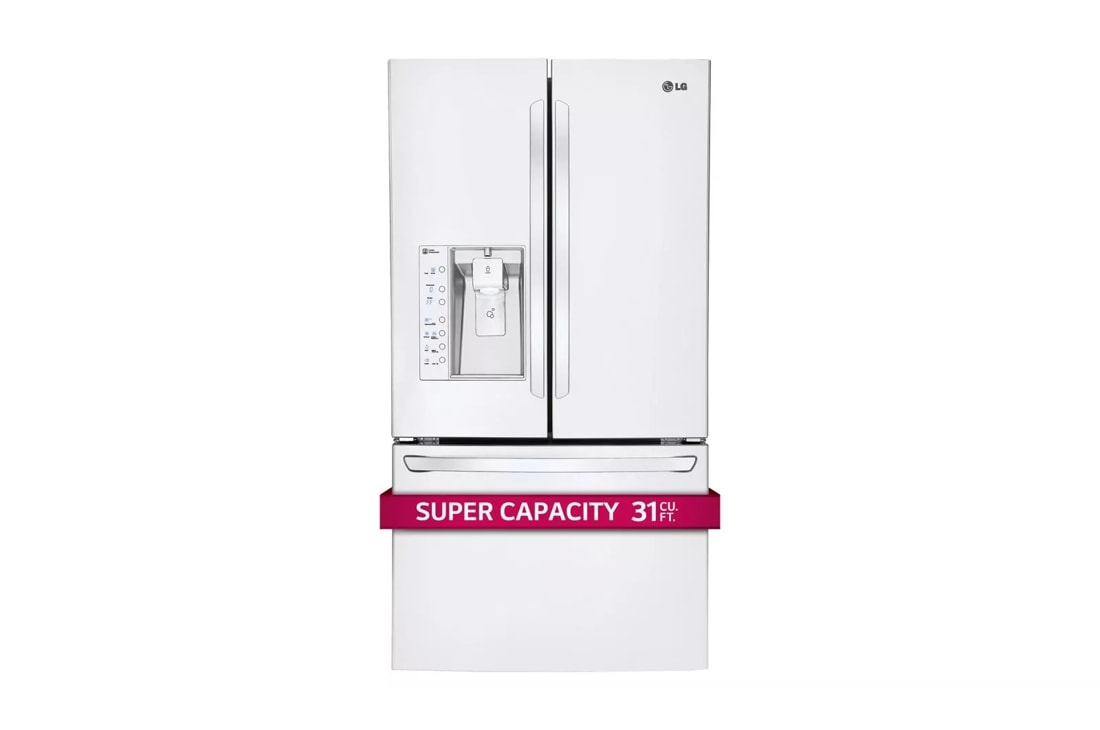 Super-Capacity 3 Door French Door Refrigerator with Smart Cooling Plus technology