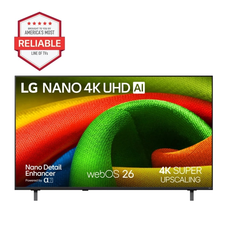 LG 55 Class Nano 4K UHD TV AI NU70 Smart TV 2026