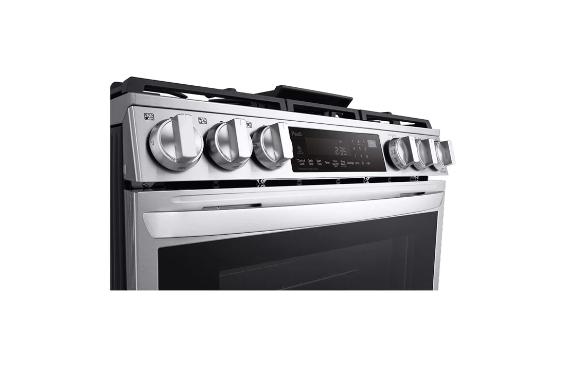 LG 30-inch Dual Fuel Range with Air Fry and ProBake® Convection LSDL63