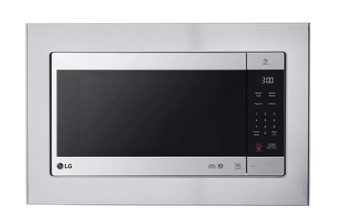 BUILT-IN 1.0 Cu.Ft, Mid-Size Microwave Oven & Trim/Venting Kit, Stainless  Steel