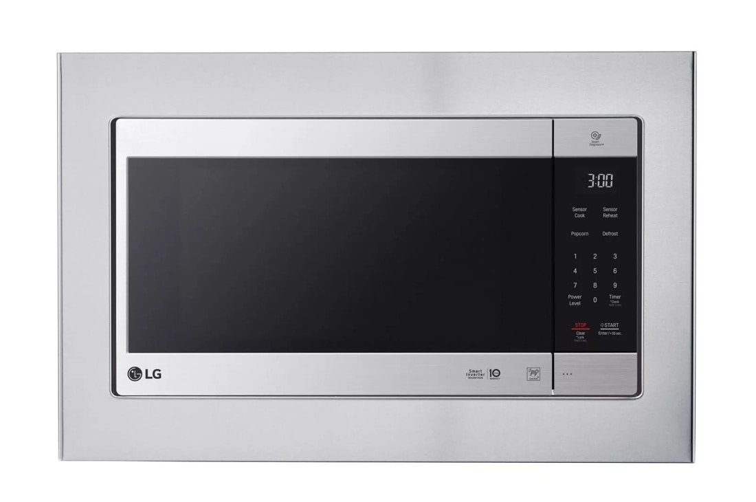 Front view of the Microwave Trim Kit - MK2030NST. 