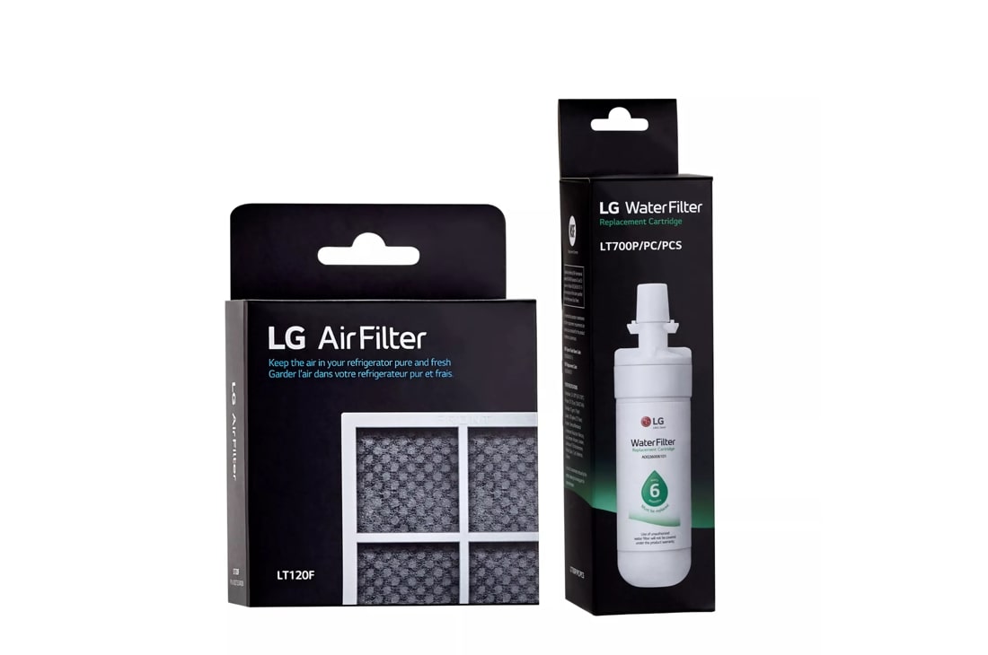 LG LT700P® & LT120F 6 Month Replacement Refrigerator Water Filter and Air Filter Bundle