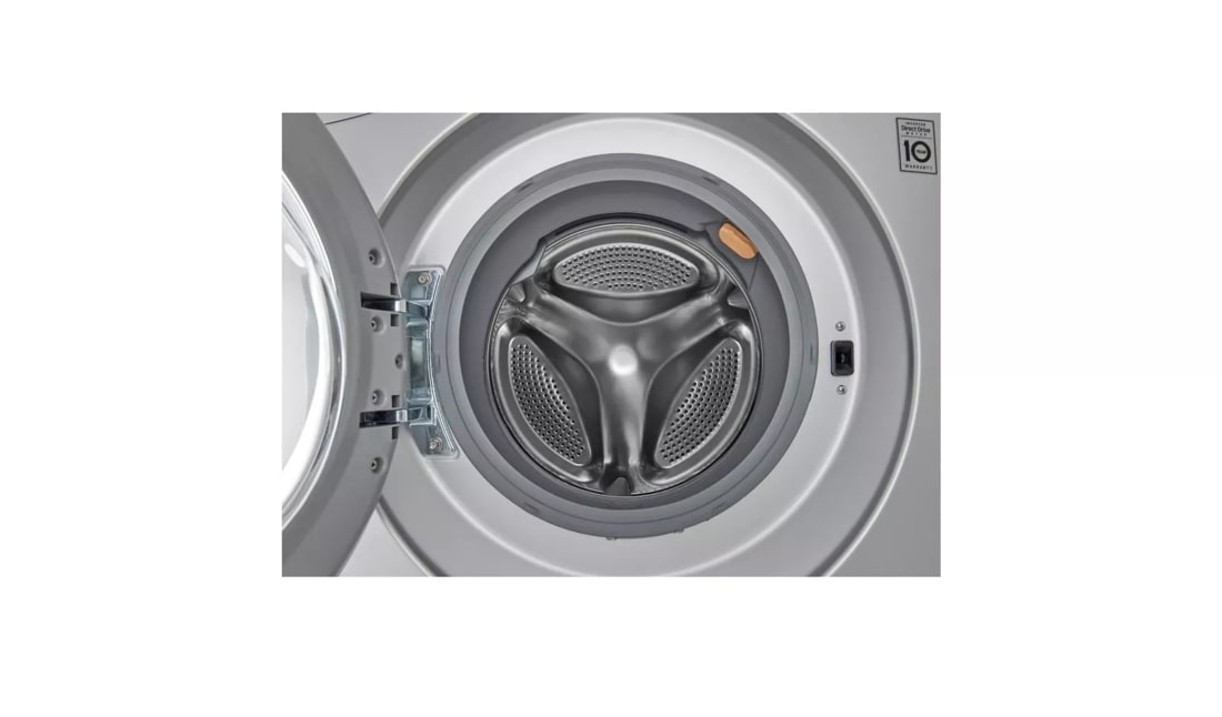 LG WM3488HW 24 White 120 V Front-load Steam Washing Machine with Child  Lock for sale online