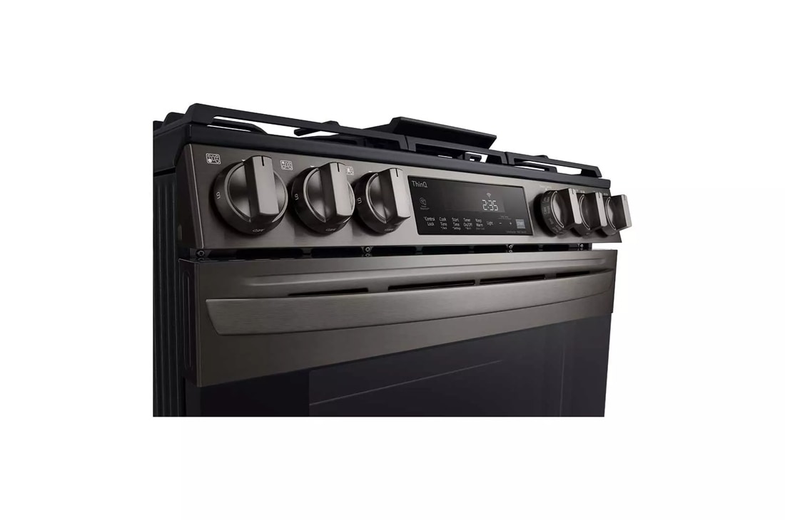 LRGL5825D LG Appliances 5.8 cu ft. Smart Wi-Fi Enabled True Convection  InstaView® Gas Range with Air Fry