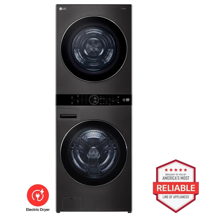 LG WKHC252HBA Electric Dryer Brought to You by Americas Most Reliable Line of Appliances - Front View