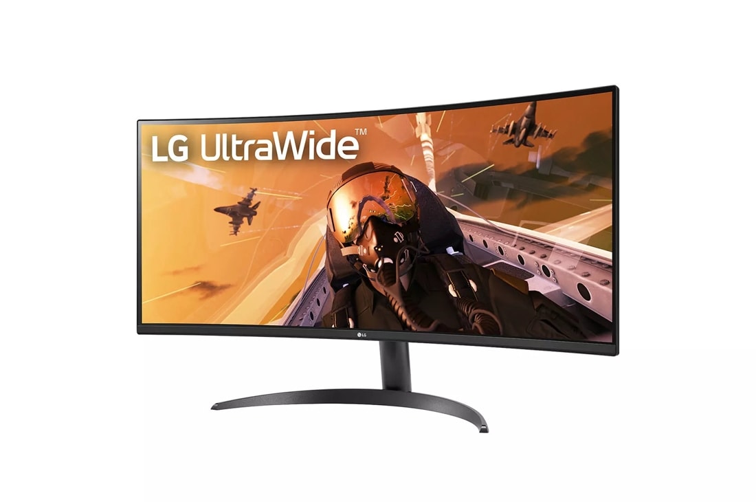 LG 34BP65C-B - 34 21:9 QHD UltraWide Curved Monitor w/1ms MBR, HDR10,  160Hz Refresh Rate