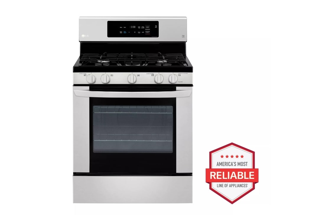LG LRG3060ST 5.4 cu. ft. Gas Single Oven Range with EasyClean®
