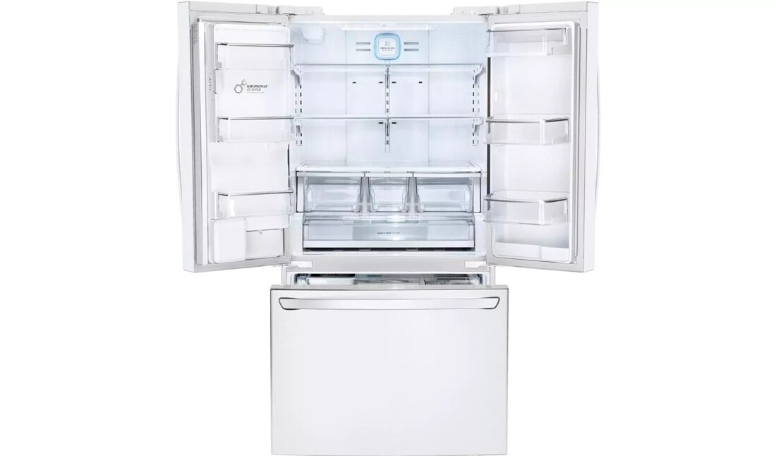 Super-Capacity 3 Door French Door Refrigerator with Smart Cooling Plus technology
