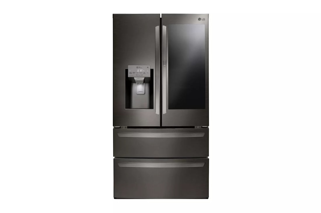 Lg deals fridge glass