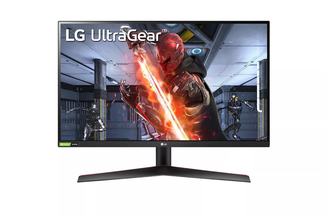 LG UltraGear QHD 27-Inch Gaming Monitor 27GL83A-B - IPS 1ms (GtG), with HDR  10 Compatibility, NVIDIA G-SYNC, and AMD FreeSync, 144Hz, Black