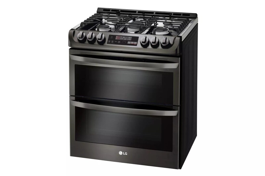 6.9 cu. ft. Smart wi-fi Enabled Gas Double Oven Slide-In Range with ProBake Convection® and EasyClean®