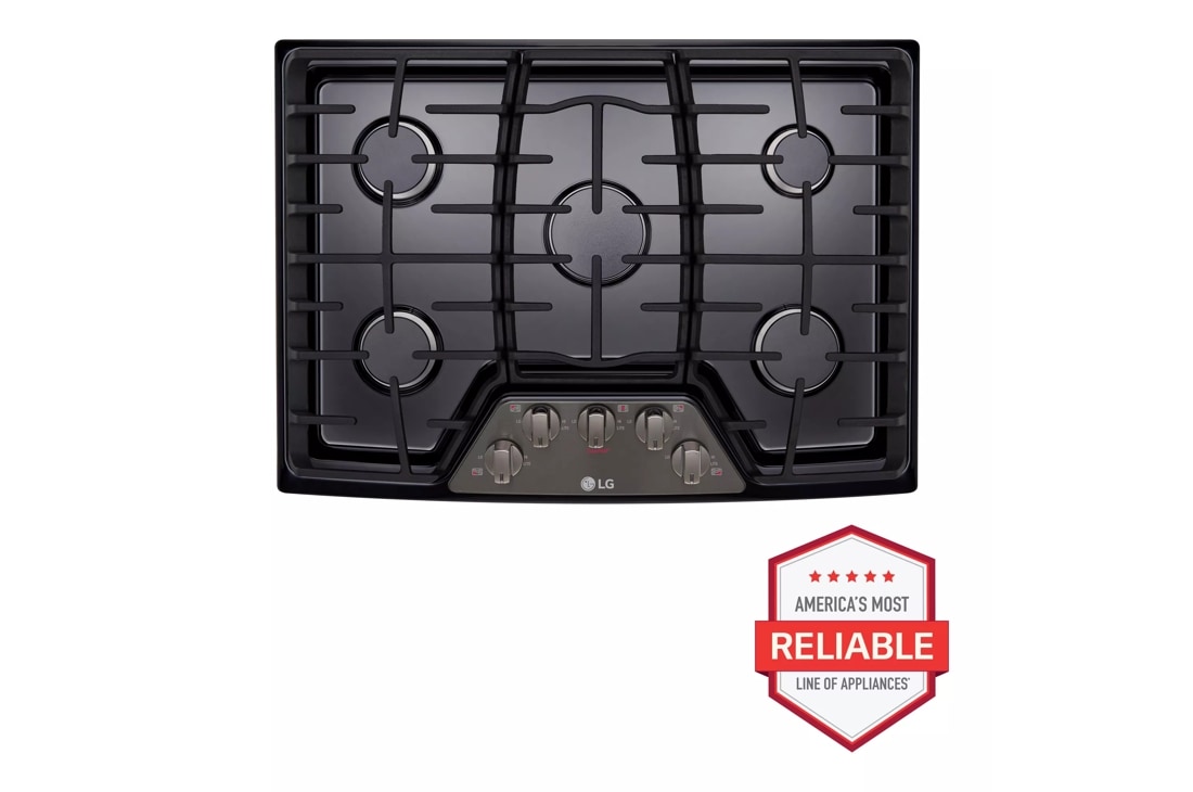 LG LCG3011BD 30" Gas Cooktop with SuperBoil™