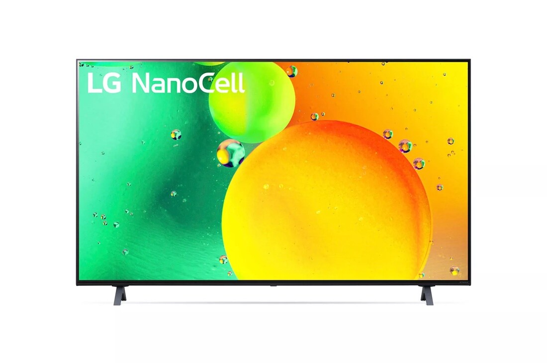 LG 65 Inch Class NANO75 UQA series LED 4K UHD Smart webOS 22 w/ ThinQ AI TV