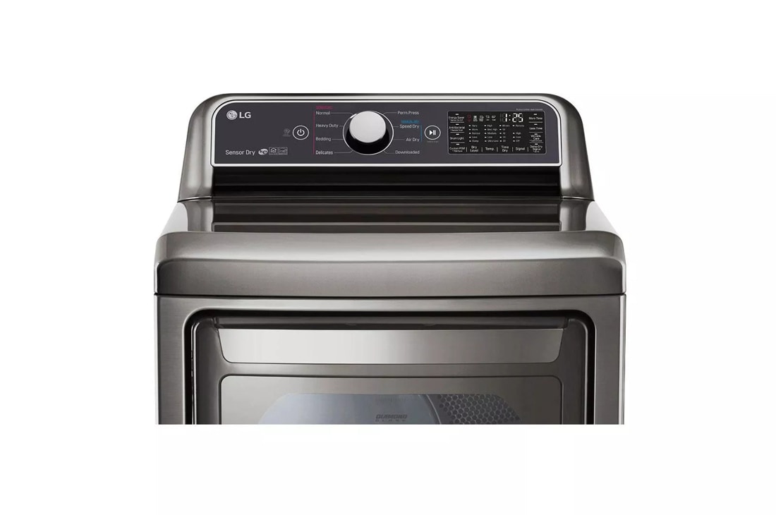 LG DLG7301WE: 7.3 cu. ft. Gas Dryer with Sensor Dry Technology