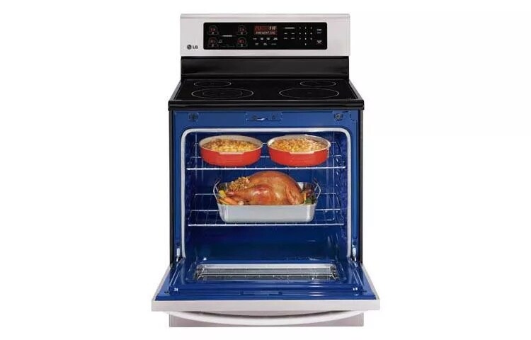 6.3 cu. ft. Capacity Electric Single Oven Range with 4 Cooktop Elements