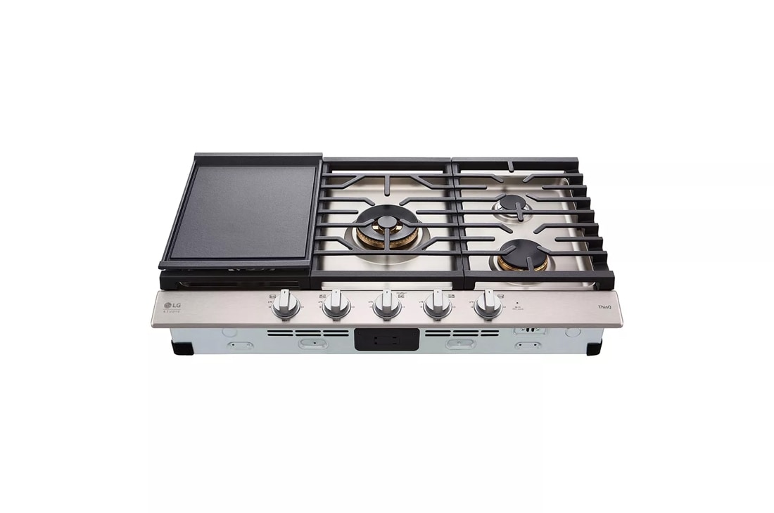 Gas Cooktops 36 Gas Cooktop with Griddle