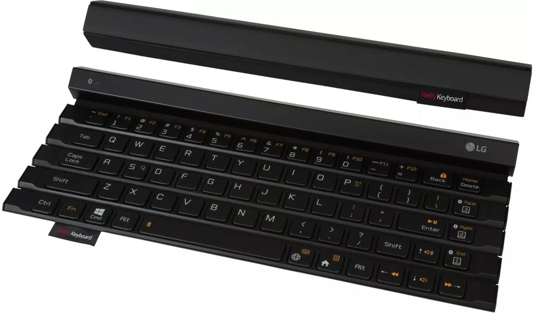 LG Portable & Bluetooth® Wireless Rolly Keyboard™ 2