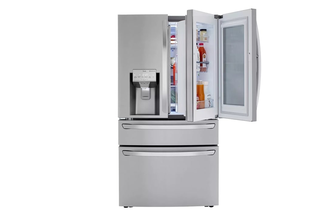 Narrow counter depth refrigerator deals with ice maker