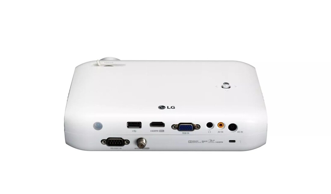 1000 Lumen Minibeam LED Projector With Screen Share and Bluetooth Sound Out