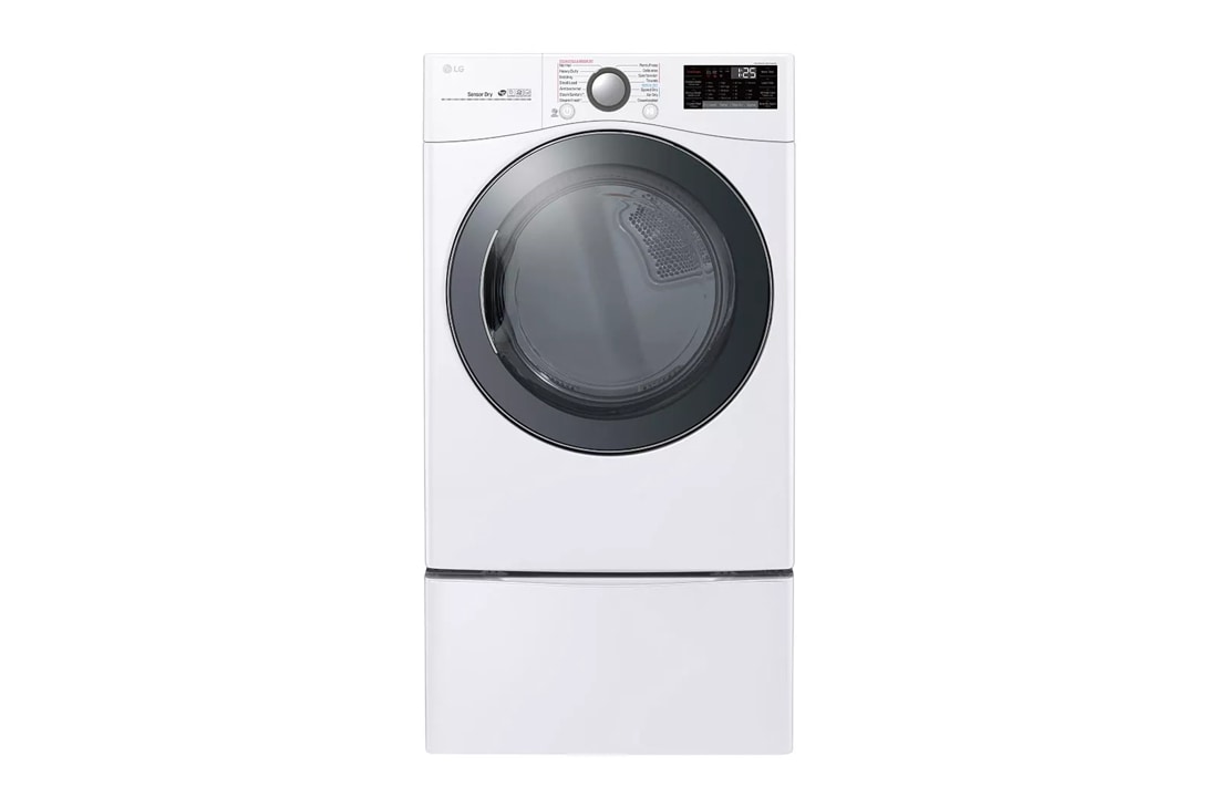 LG DLEX3900W 7.4 cu.ft. Smart wi-fi Enabled Electric Dryer with TurboSteam™