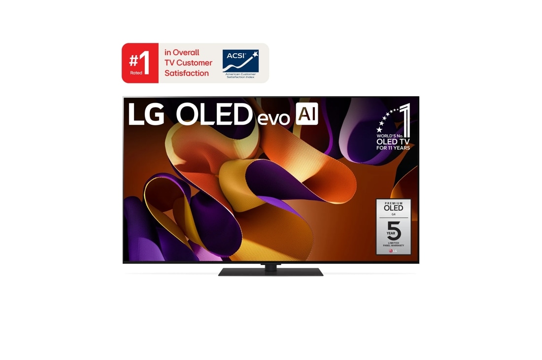 55 inch LG OLED evo AI G4 4K Smart TV 2024 - OLED55G4SUB | LG USA