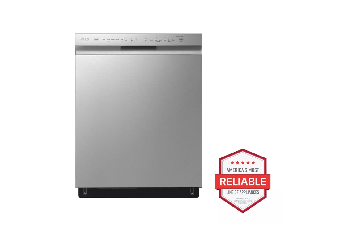 LG LDFN4542S Front Control Dishwasher with QuadWash™