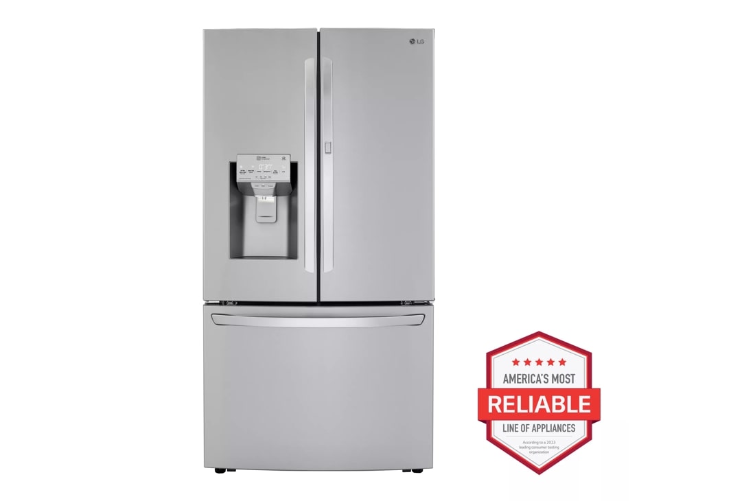 LG LRFDS3016S 30 cu. ft. Smart wi-fi Enabled Door-in-Door® Refrigerator with Craft Ice™ Maker