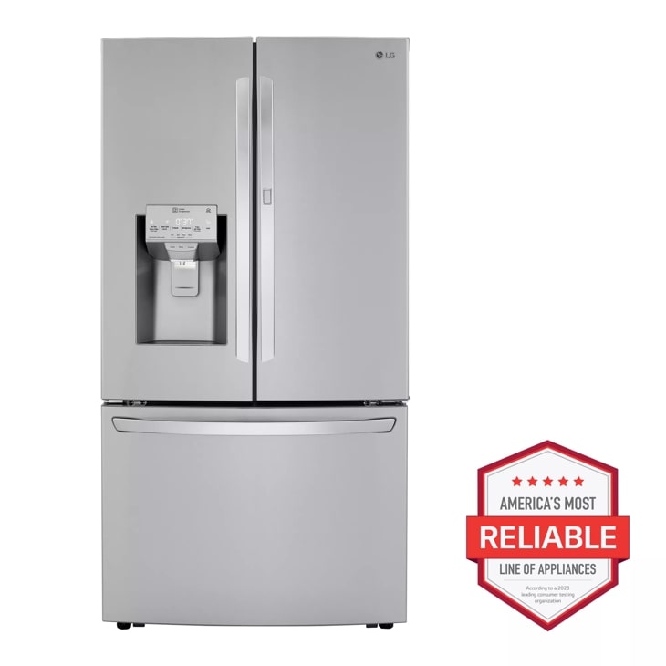 LG LRFDS3016S 30 cu. ft. Smart wi-fi Enabled Door-in-Door® Refrigerator with Craft Ice™ Maker