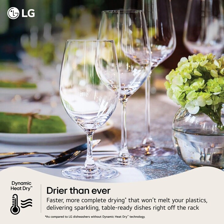 LG LDNPM654S Dynamic Heat Dry, Drier than ever