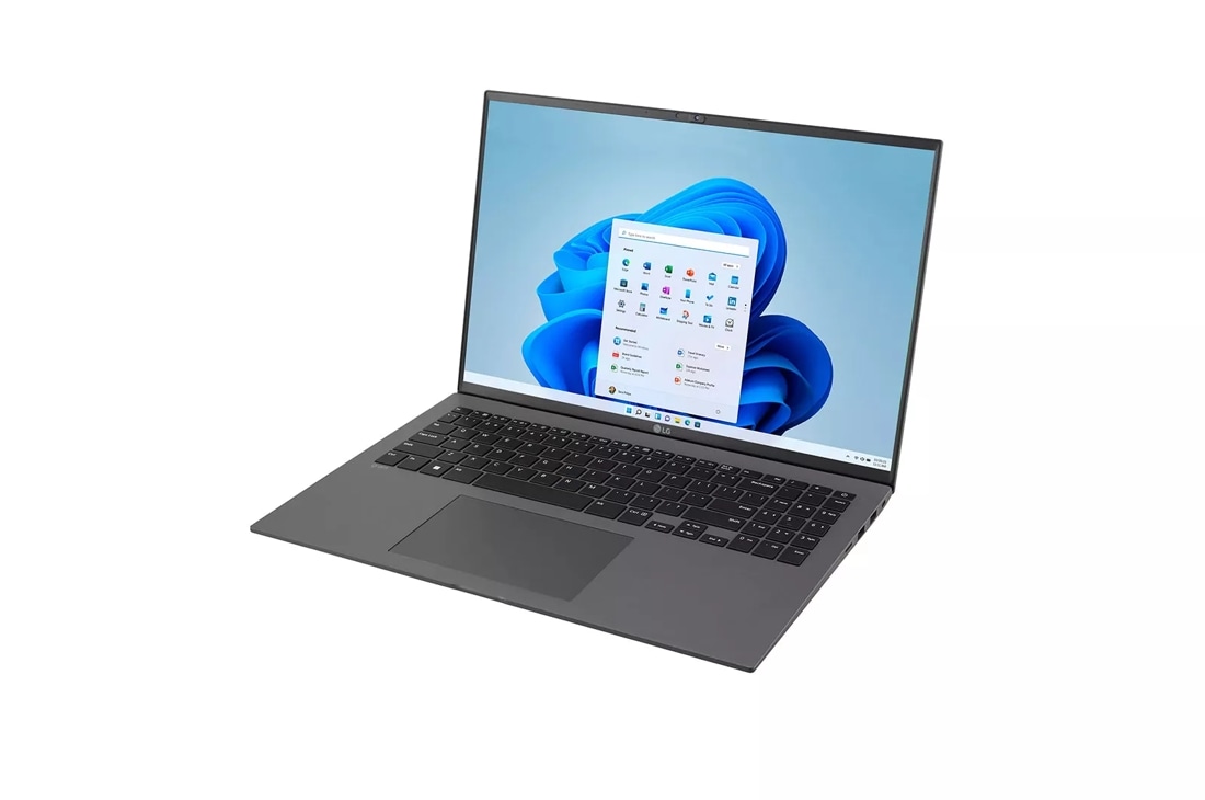 LG gram 16 WQXGA Notebook Computer, i7-1260P, 16GB RAM, 1TB SSD, RTX 2050,  W11H 16Z90Q-R.AAS8U1