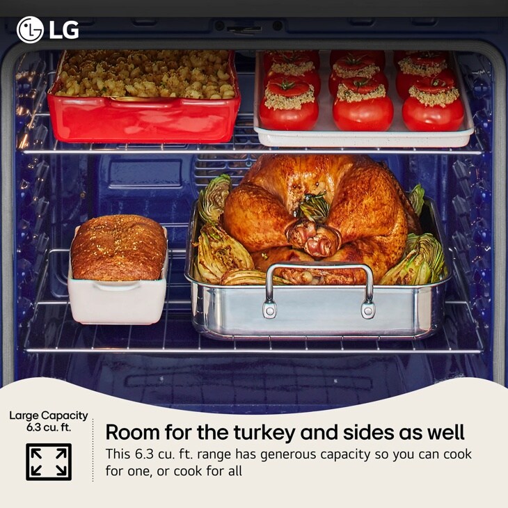 6.3 cu ft. ProBake Convection® Gas Range - LRGN6323Y