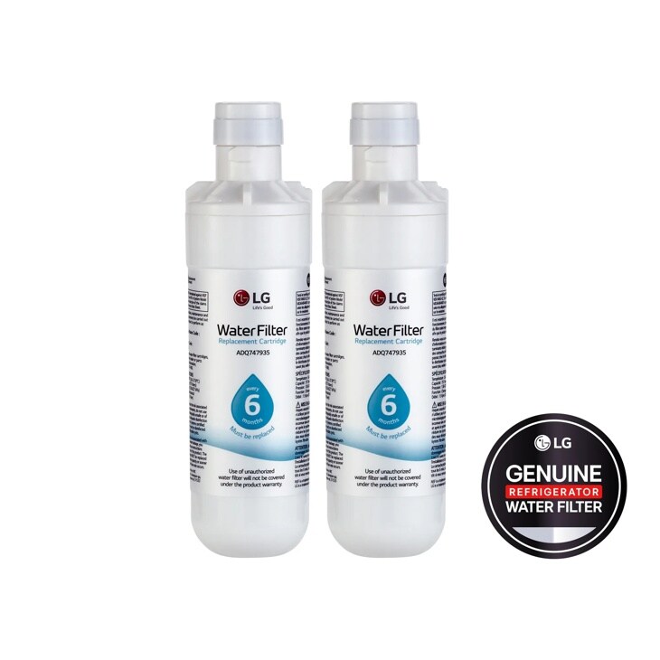 LG LT1000P2 - 6 Month / 200 Gallon Capacity Replacement Refrigerator Water Filter 2-Pack