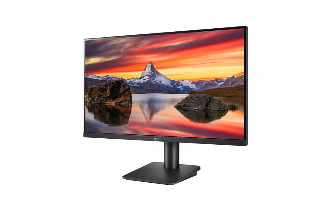 LG 27 inch (68.6 cm) IPS FHD (1920x1080 Pixels), HDR 10, Height Adjust,  Display Port, HDMI, AMD FreeSync, 75 Hz Refresh, Black Color - 27MP450